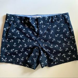 BANANA REPUBLIC Navy Anchor Hampton Fit Shorts 8P